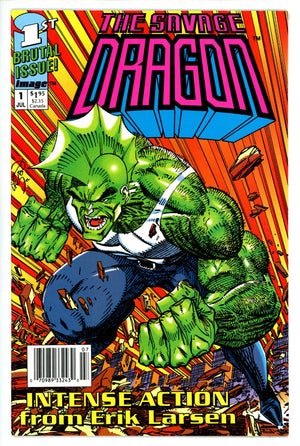 Savage Dragon Vol 2 1 Newsstand FN/VF