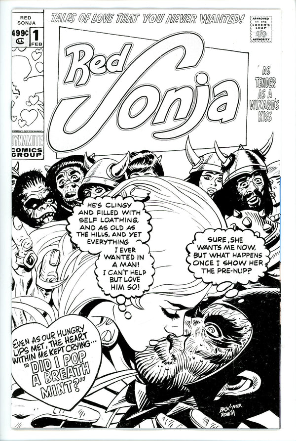 Red Sonja Valentines Special 1 Broxton Variant