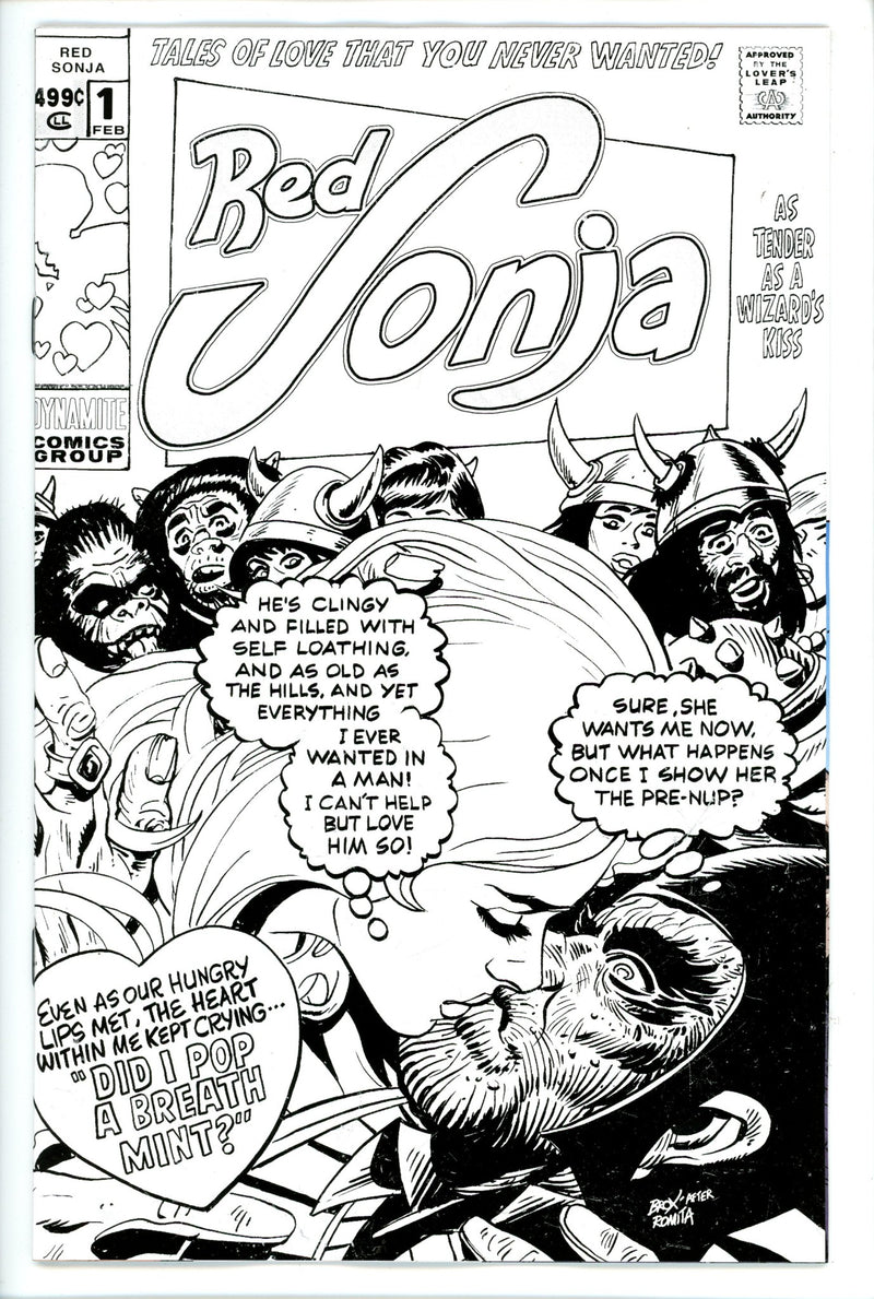Red Sonja Valentines Special 1 Broxton Variant-Dynamite-CaptCan Comics Inc