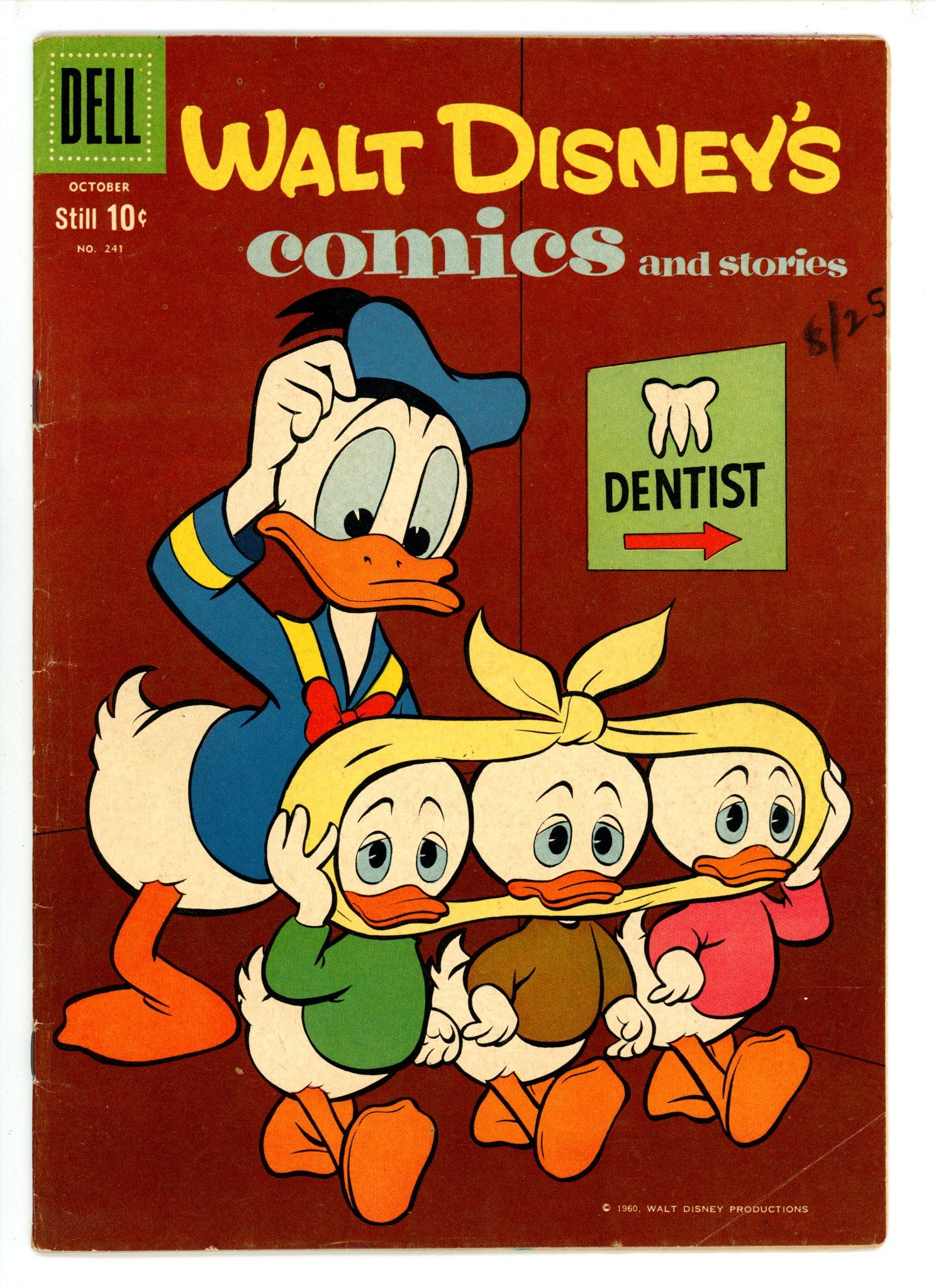 Walt Disney's Comics and Stories Vol 21 1 (241) VG/FN (1960)