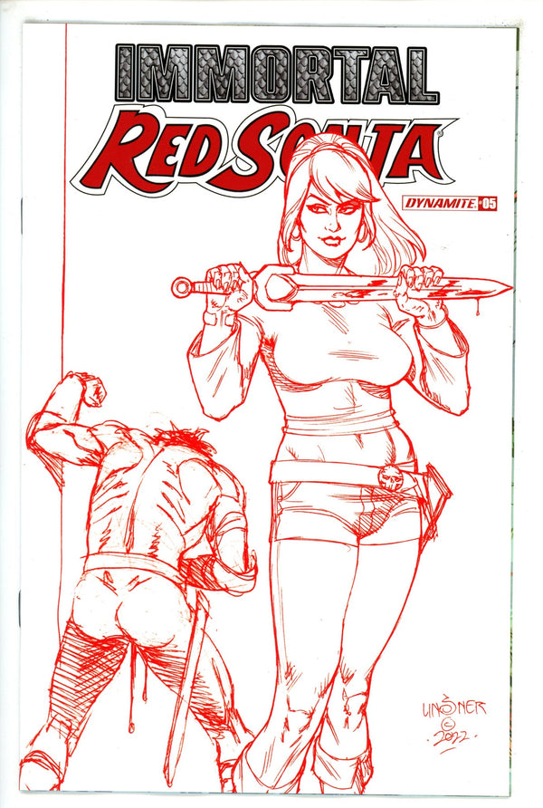 Immortal Red Sonja 5 Linsner Variant