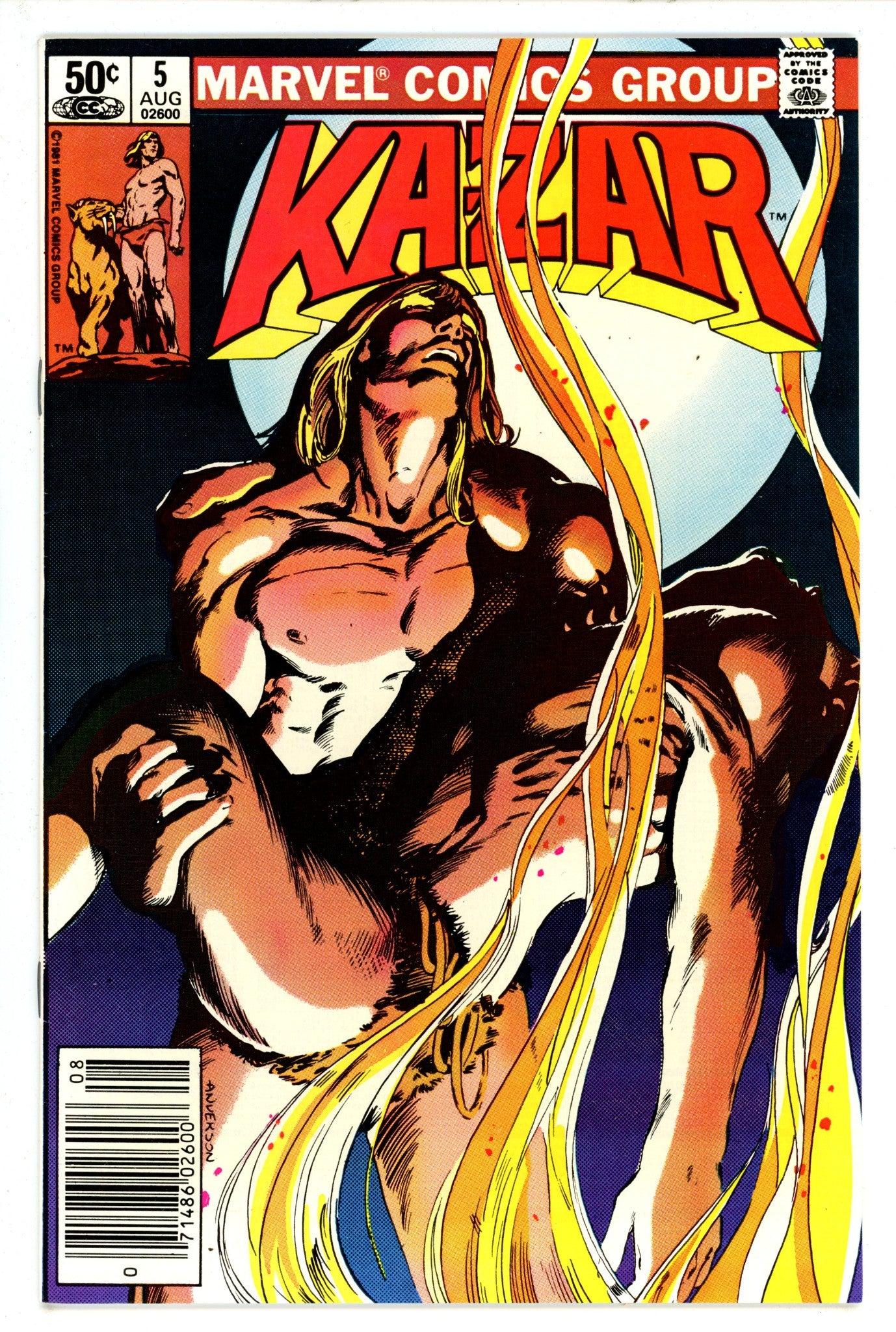 Ka-Zar the Savage Vol 3 5 Newsstand (1981)