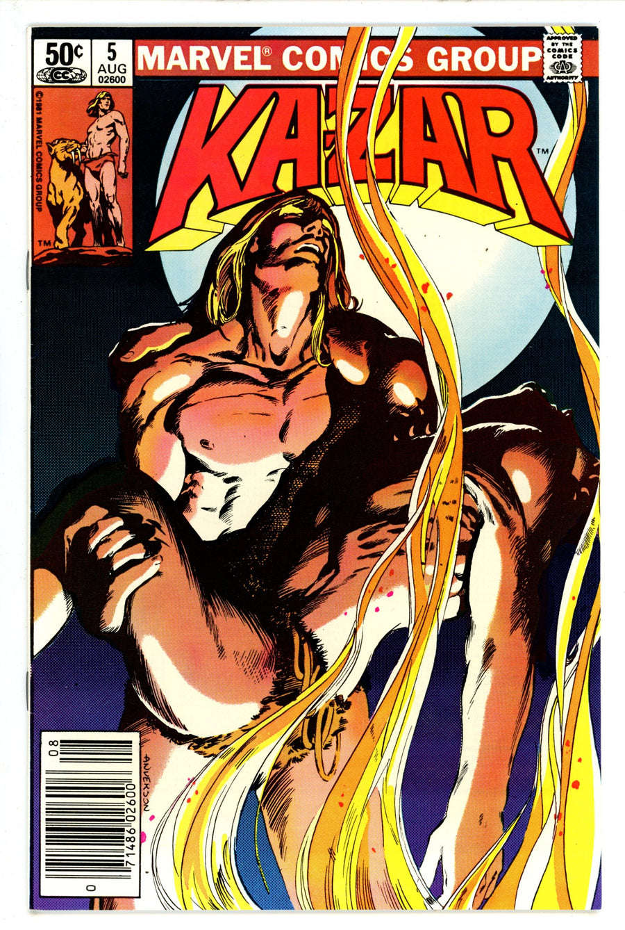 Ka-Zar the Savage Vol 3 5 Newsstand (1981)