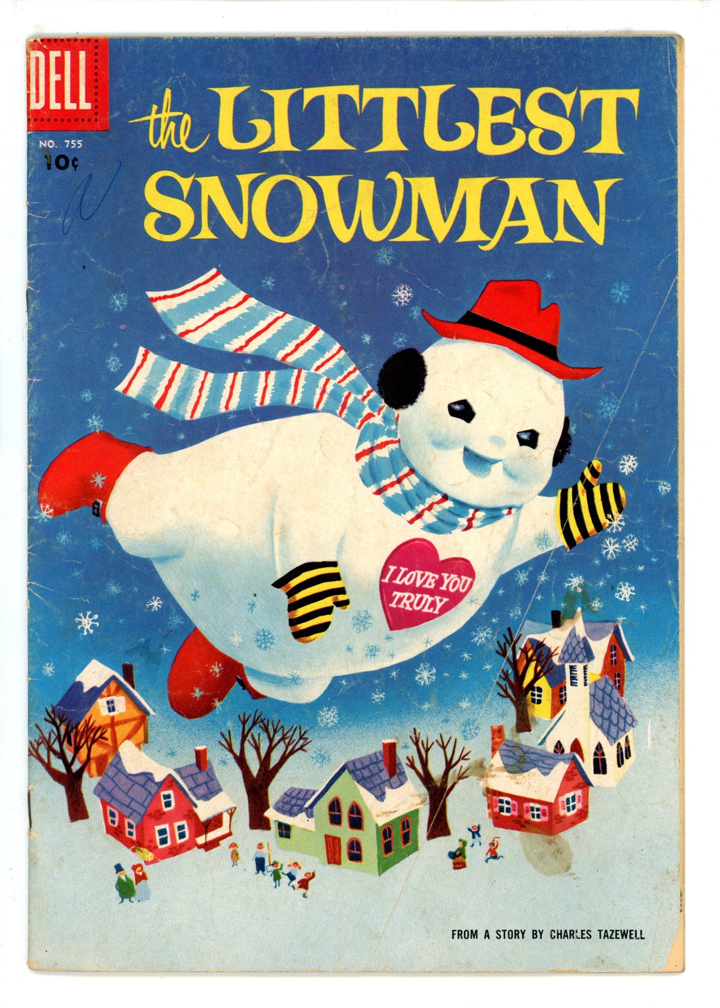 Four Color Vol 2 755 The Littlest Snowman Ad Back Cover GD/VG