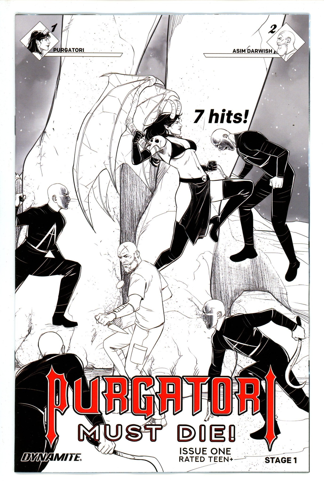 Purgatori Must Die 1 Sarraseca B&W Incentive Variant (2023)