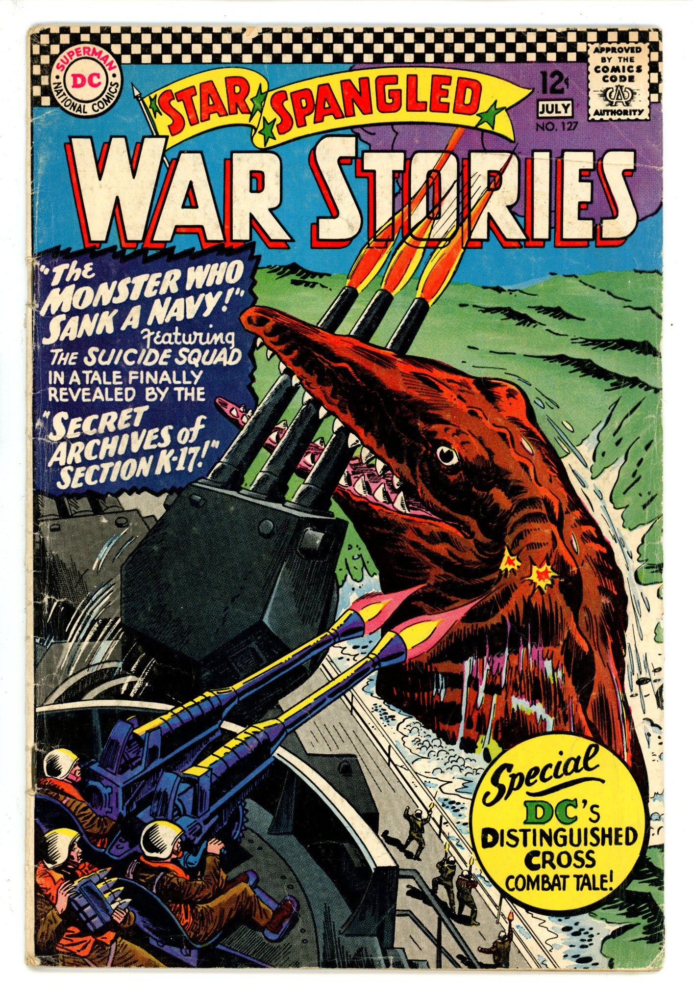 Star Spangled War Stories 127 GD/VG