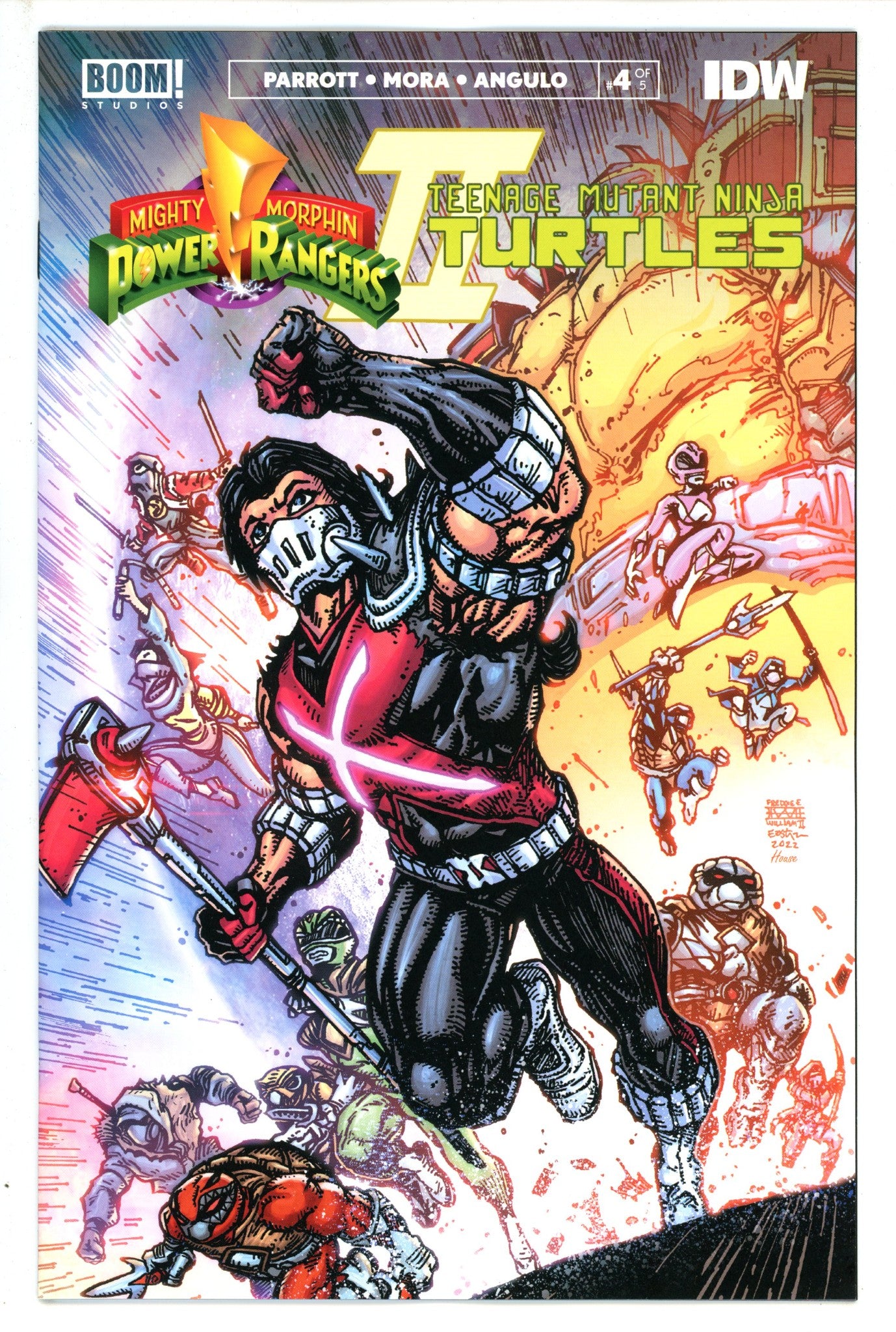 Mighty Morphin Power Rangers / Teenage Mutant Ninja Turtles II 4 Eastman Variant (2023)