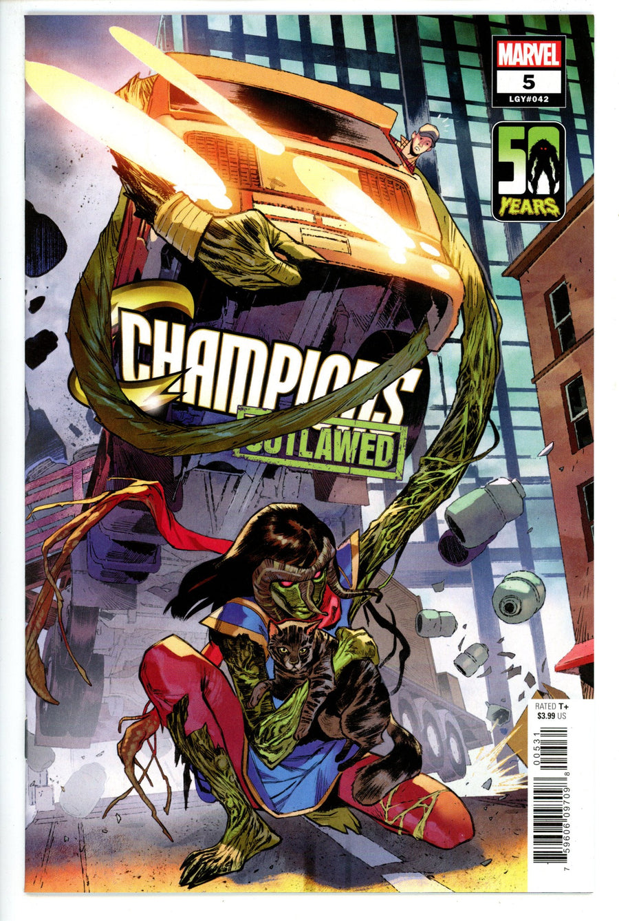 Champions Vol 4 5 Ms Marvel-Thing Variant