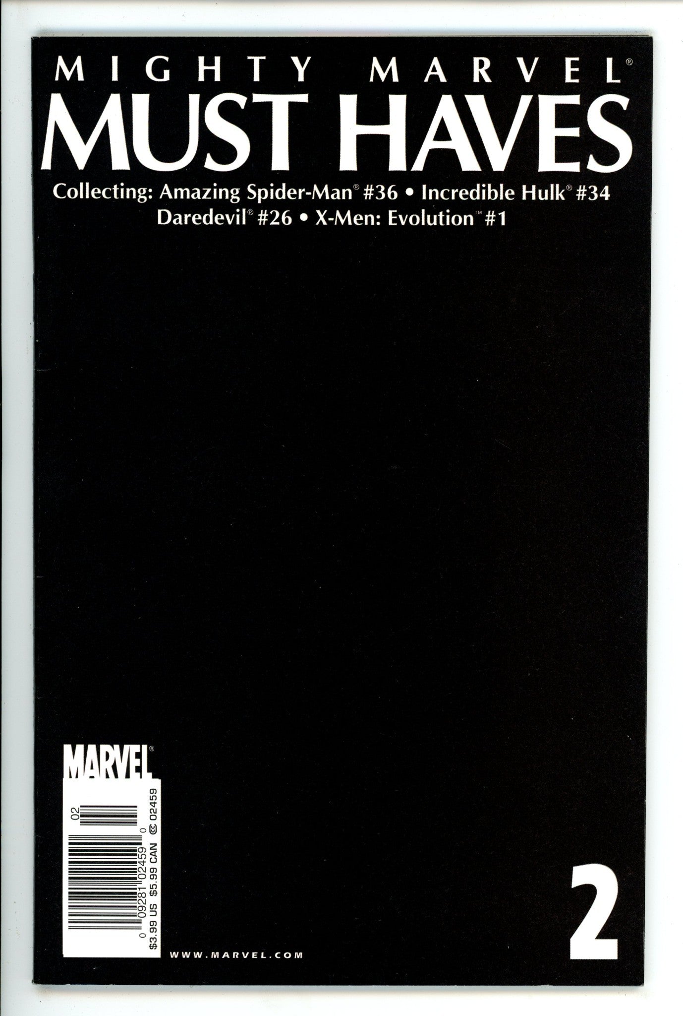 Marvel Must Haves 2 Newsstand VF/NM