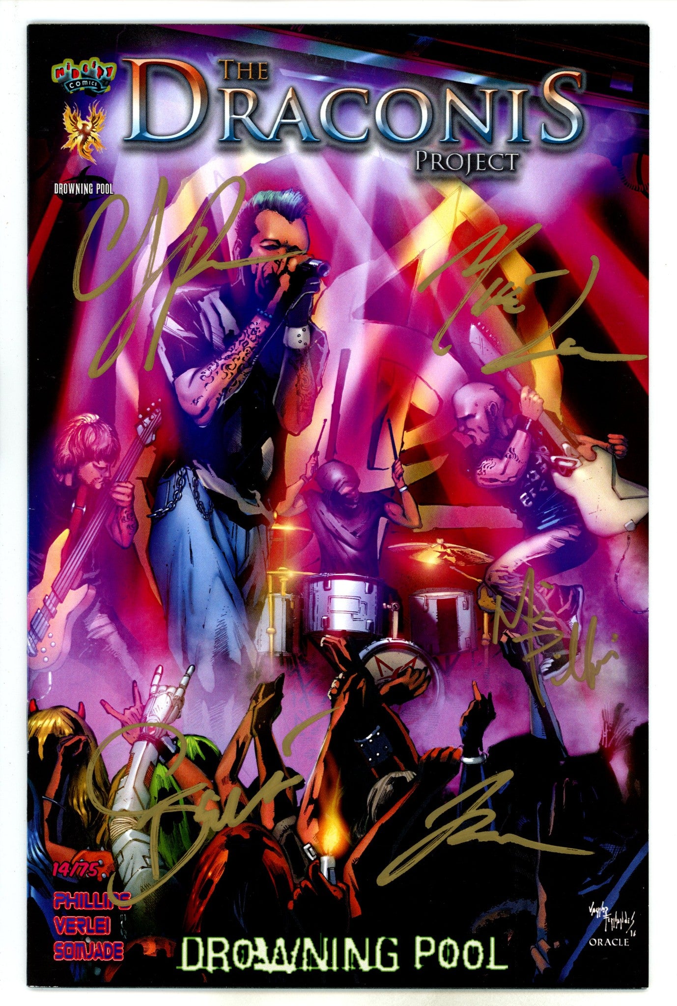 The Draconis Project 1 Variant Signed x5 VF/NM