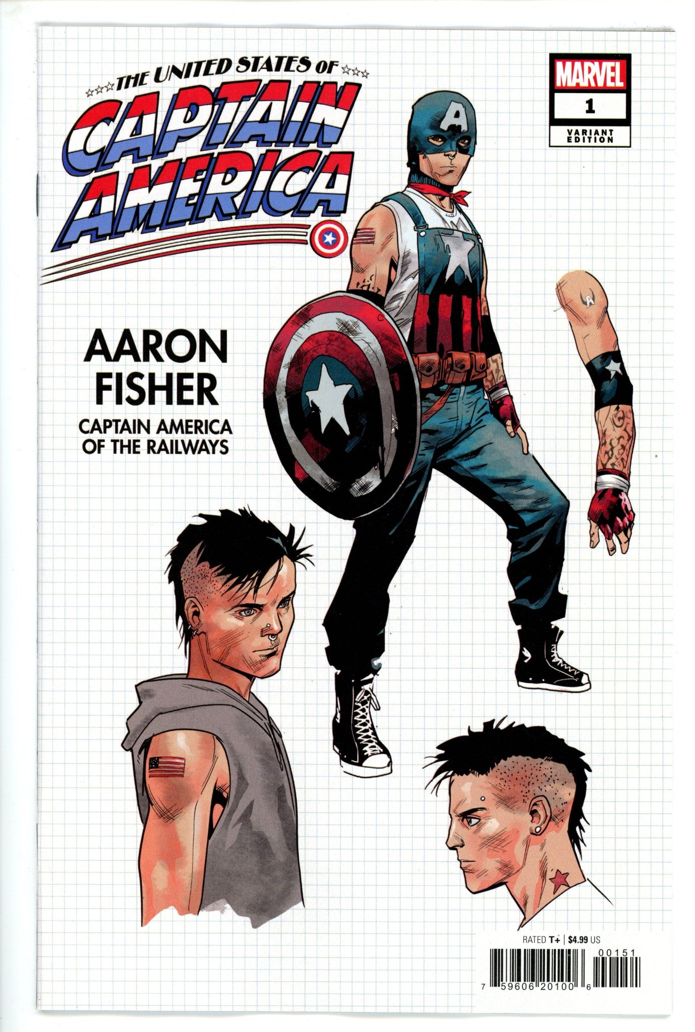 United States Captain America 1 Bazaldua Variant (2021)