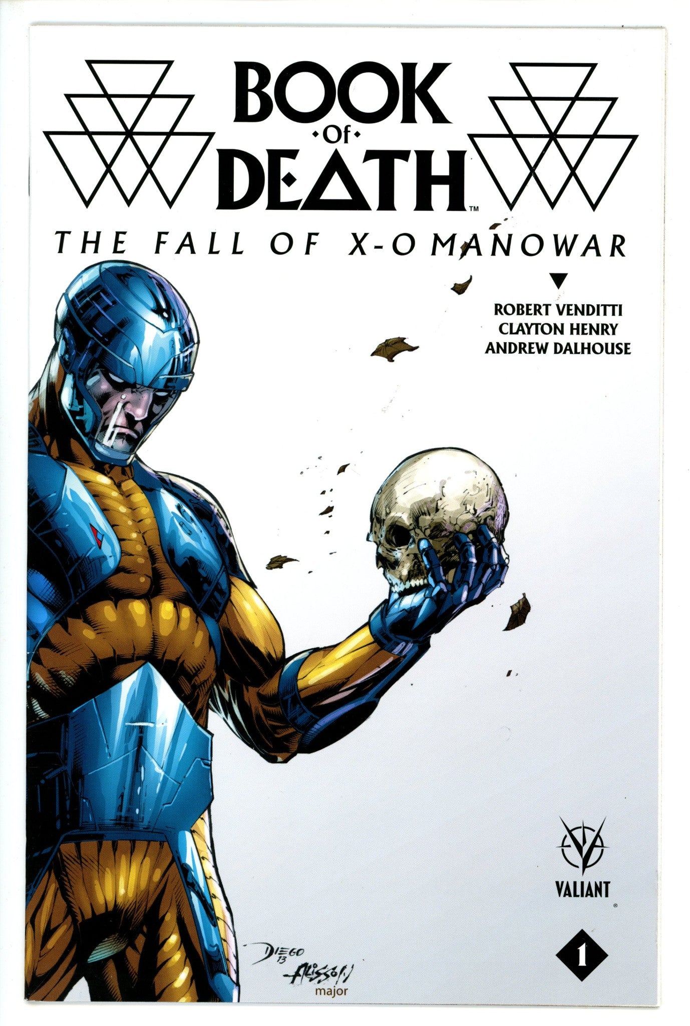 Book of Death: The Fall of X-O Manowar 1 Bernard Variant