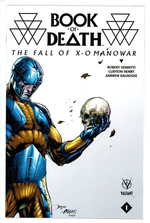 Book of Death: The Fall of X-O Manowar 1 Bernard Variant