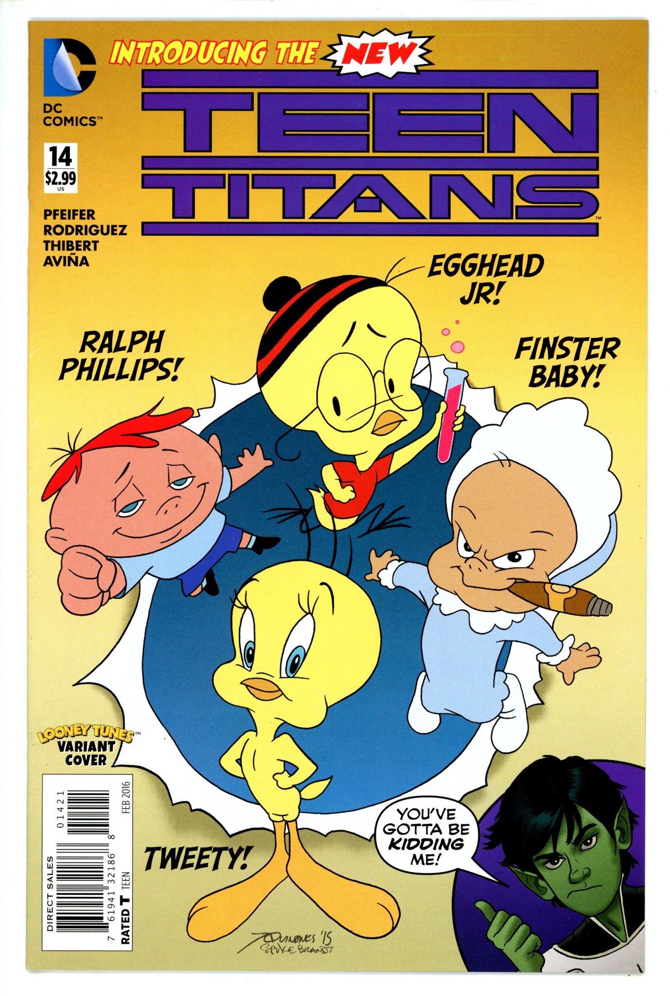 Teen Titans Vol 5 14 Looney Tunes Variant