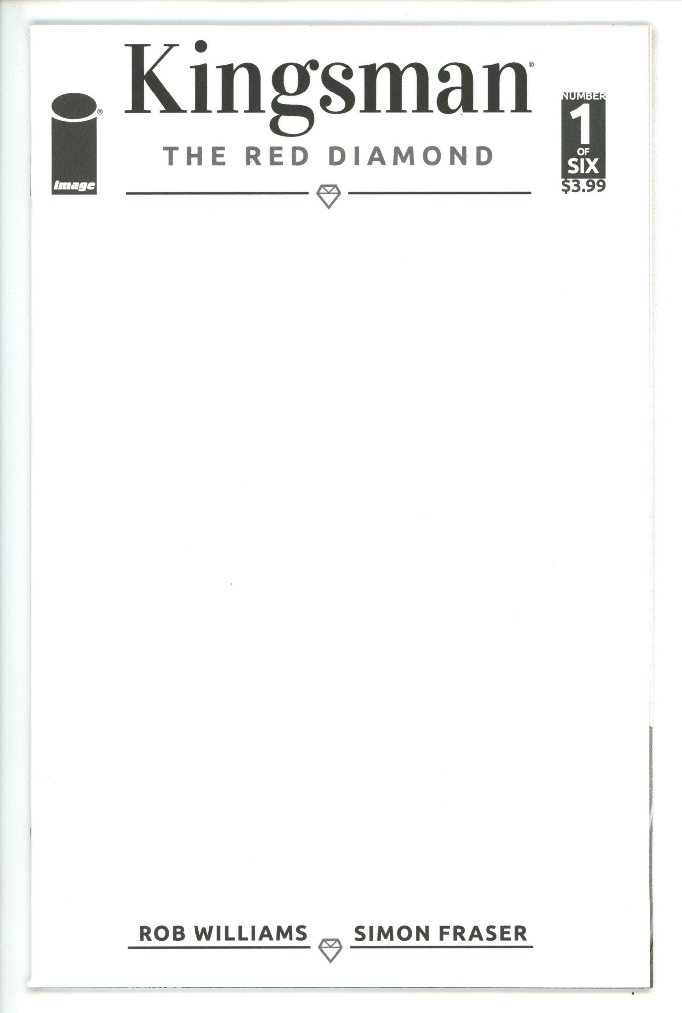 Kingsman: The Red Diamond 1 Blank Variant