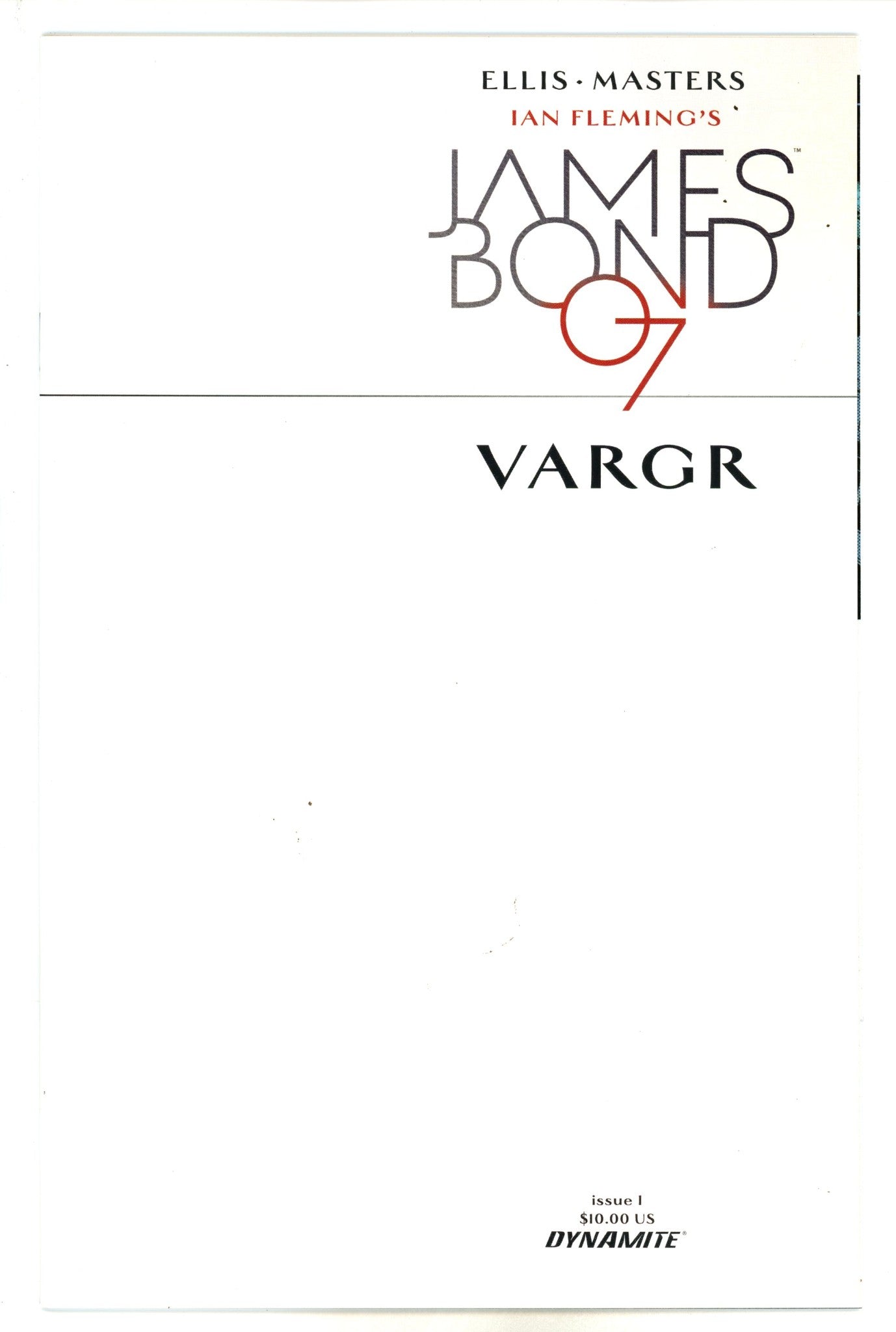 James Bond 1 Blank Variant