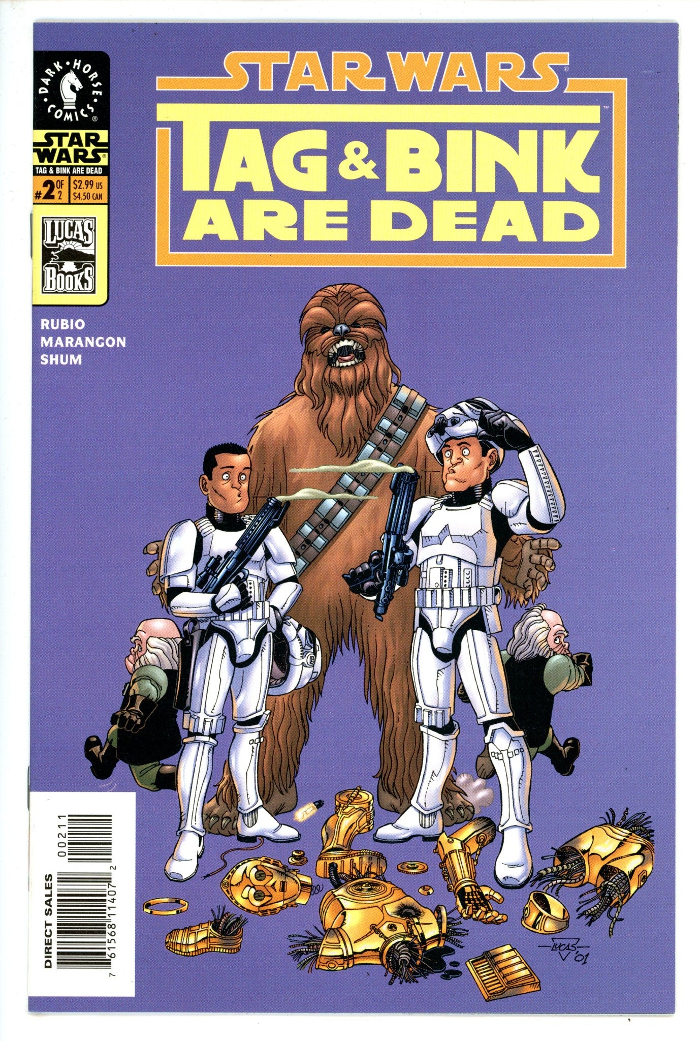 Star Wars: Tag & Bink Are Dead 2 NM