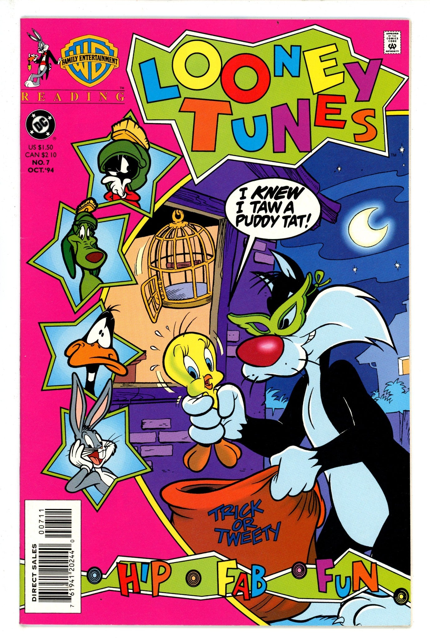 Looney Tunes 7 VF+ (1994)
