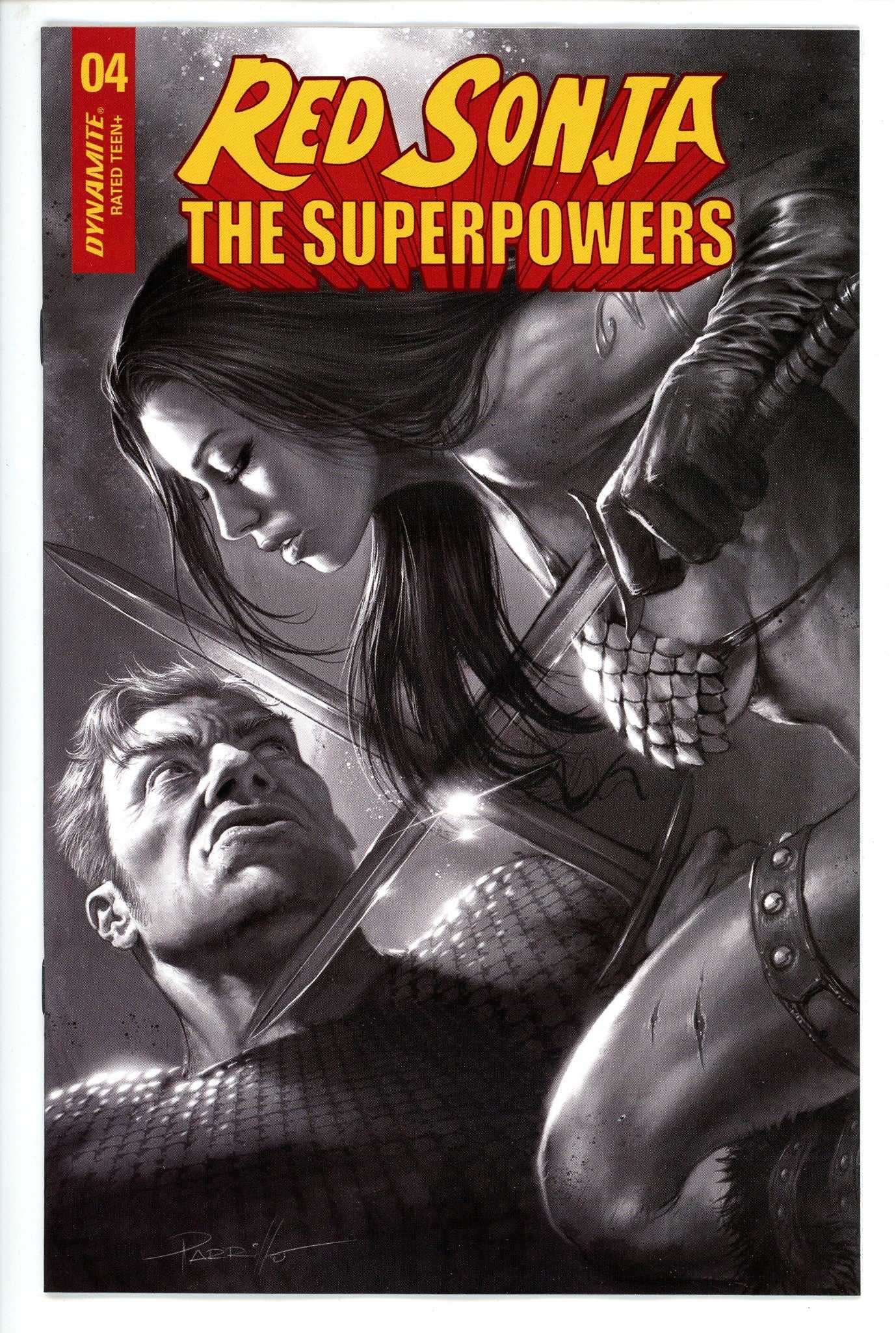 Red Sonja the Superpowers 4 Parrillo Variant-CaptCan Comics Inc-CaptCan Comics Inc