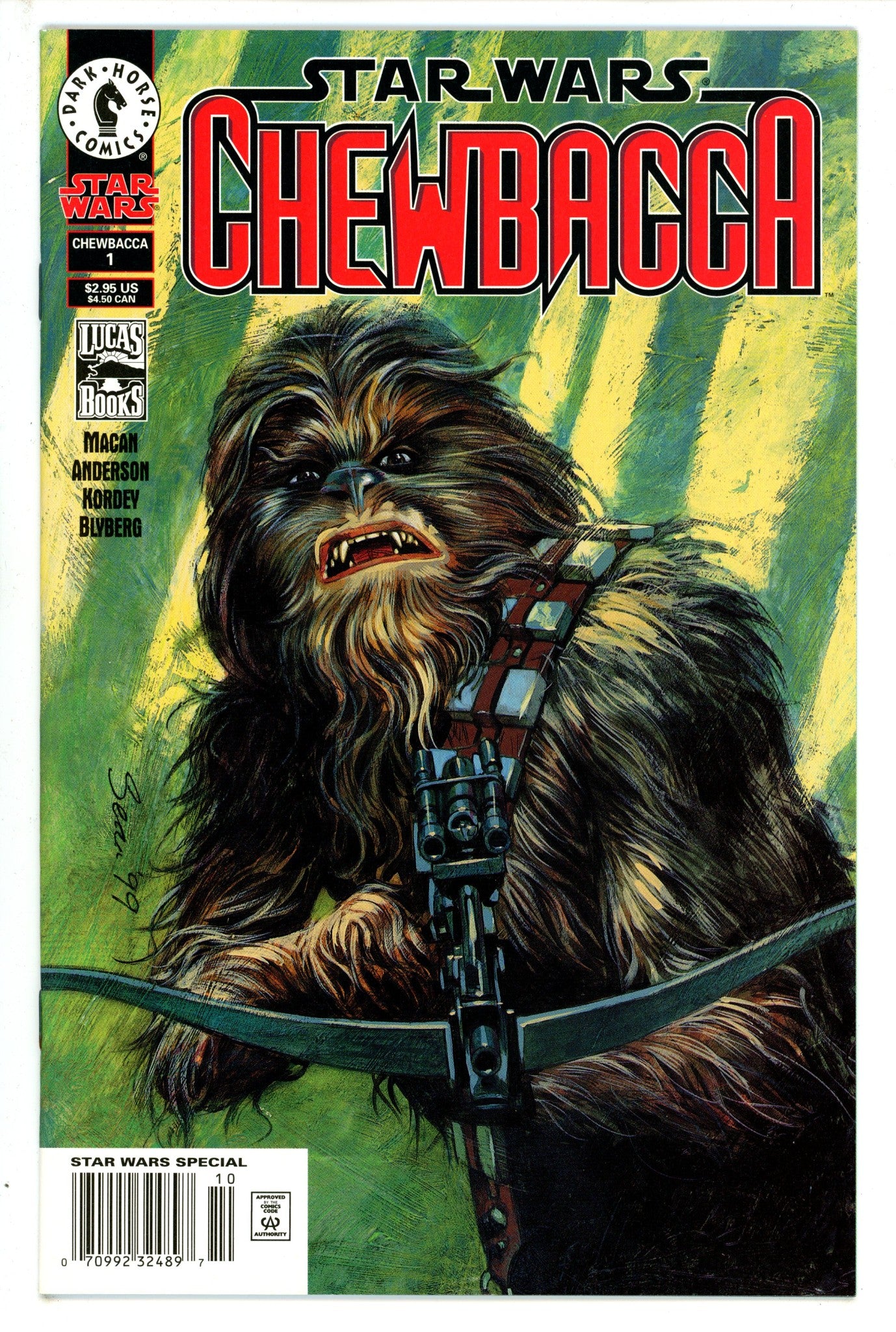 Star Wars: Chewbacca 1 Newsstand VF/NM (2000)