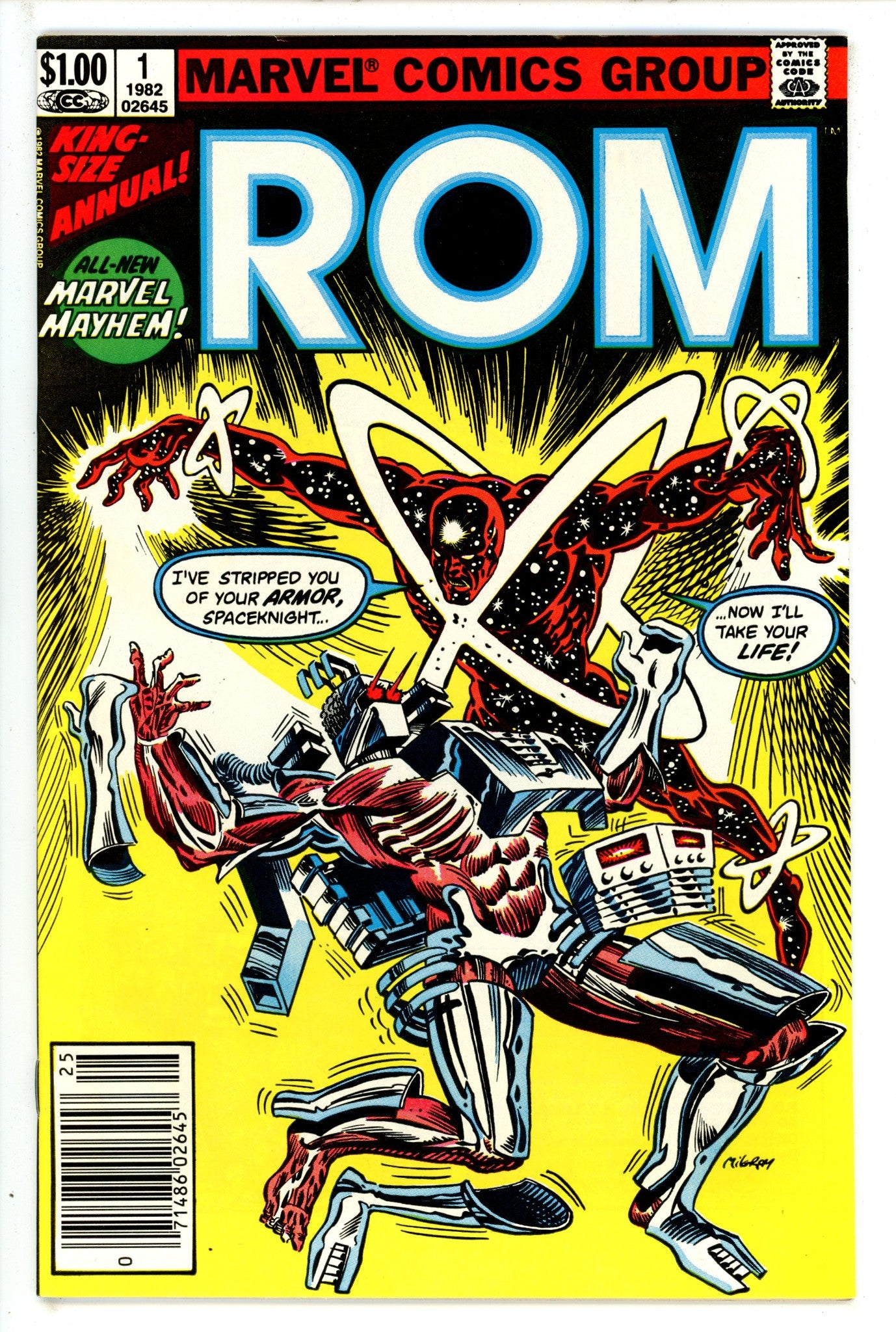 ROM Annual 1 Newsstand VF- (1982)