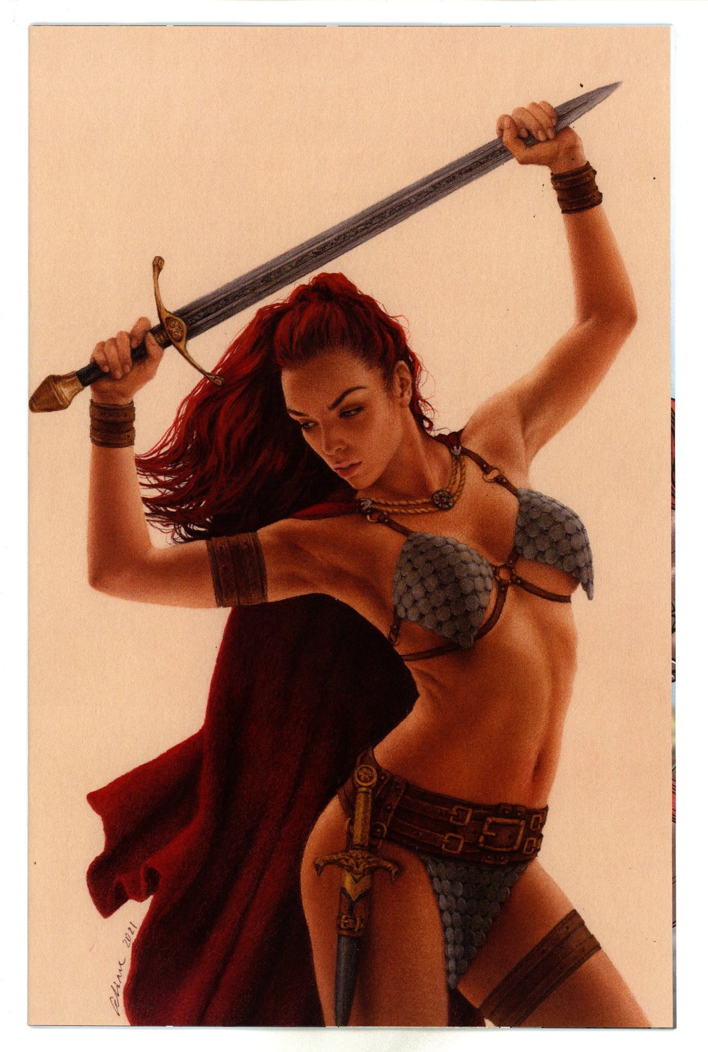 Invincible Red Sonja 9 Celina Virgin Variant NM
