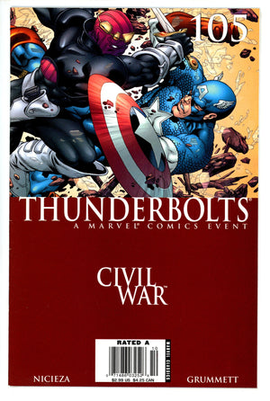 Thunderbolts Vol 2 105 Newsstand VF-