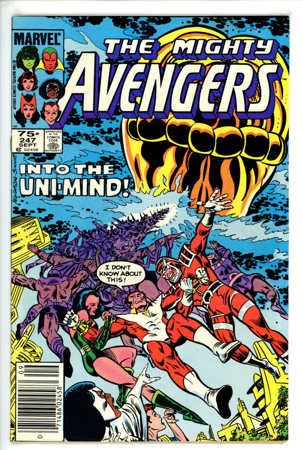 The Avengers Vol 1 247 Canadian VF-
