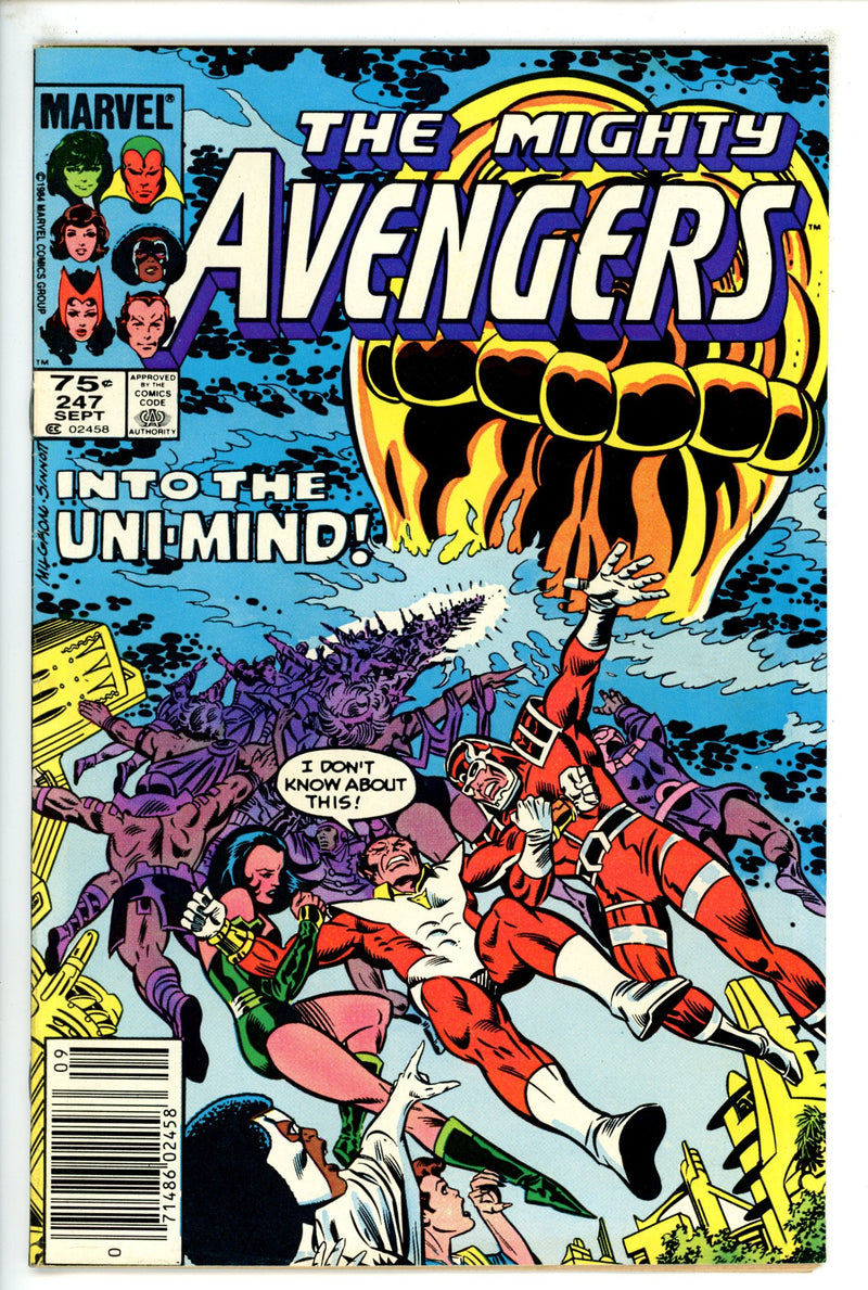 The Avengers Vol 1 247 Canadian VF-