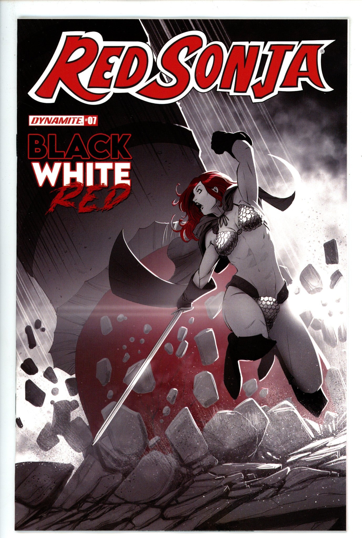 Red Sonja Black White Red 7 Bob Variant (2022)