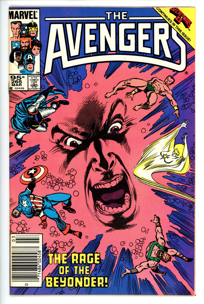 The Avengers 265 Canadian VF+