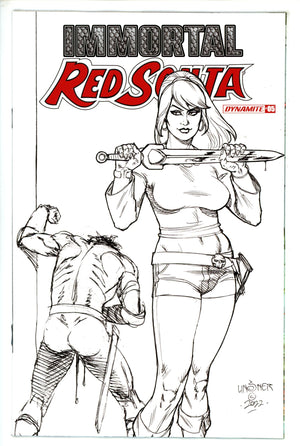 Immortal Red Sonja 5 Linsner Variant