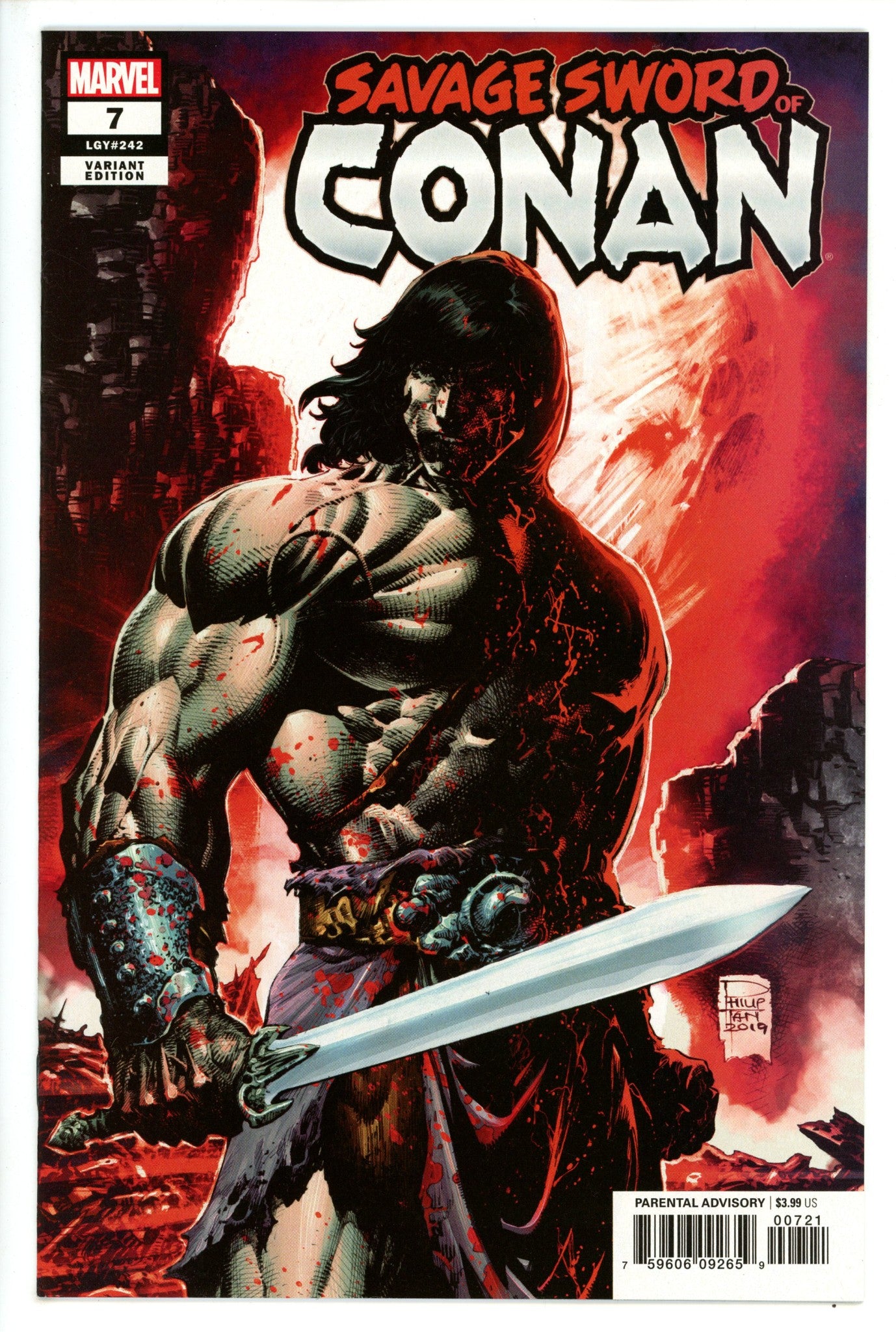 Savage Sword of Conan Vol 2 7 (242) Tan Variant