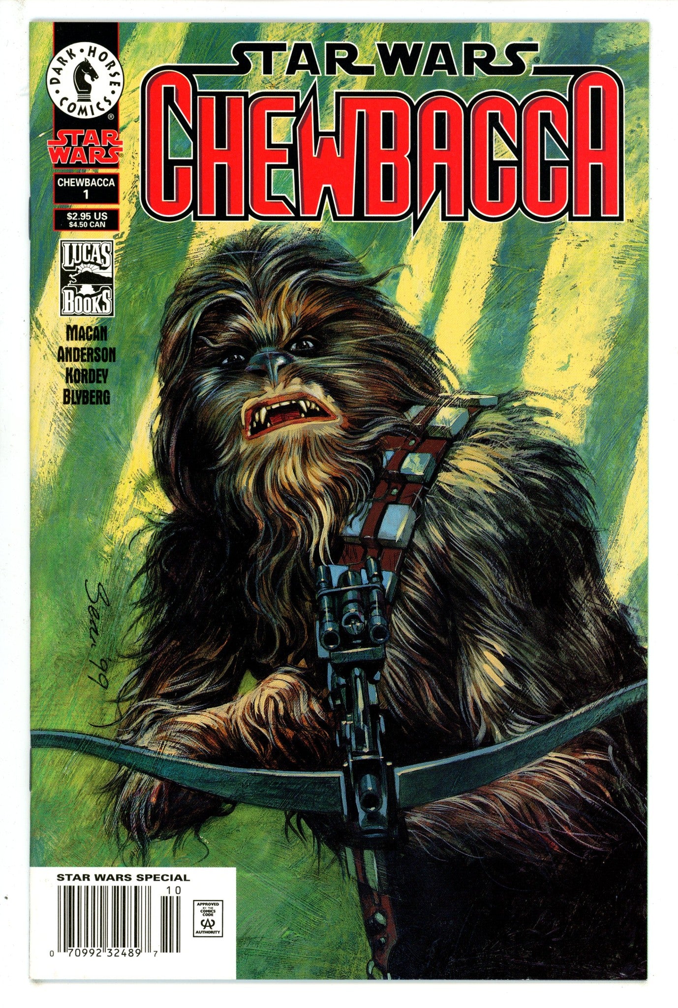 Star Wars: Chewbacca 1 Newsstand NM- (2000)