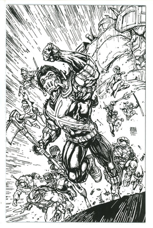 Mighty Morphin Power Rangers / Teenage Mutant Ninja Turtles II 4 Eastman Incentive Variant (2023)