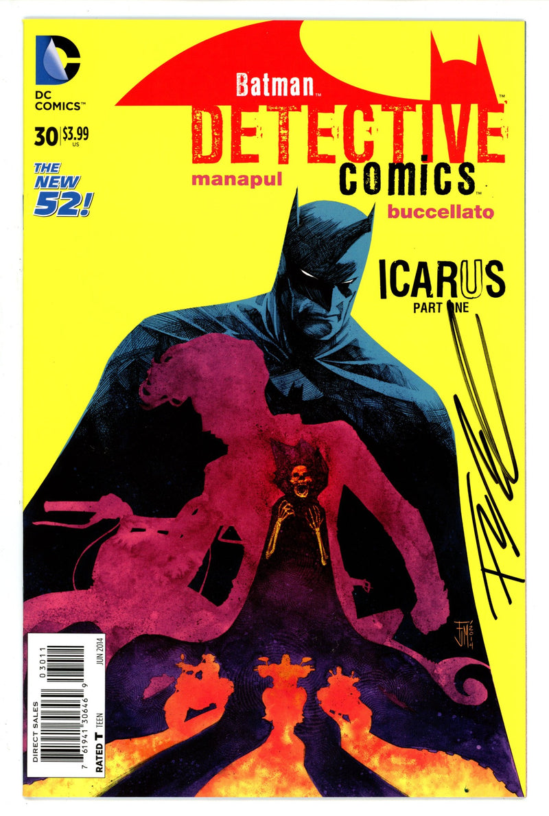 Detective Comics Vol 2 30 Signed Manapul NM-