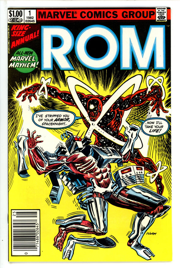 ROM Annual 1 Newsstand VF/NM (1982)