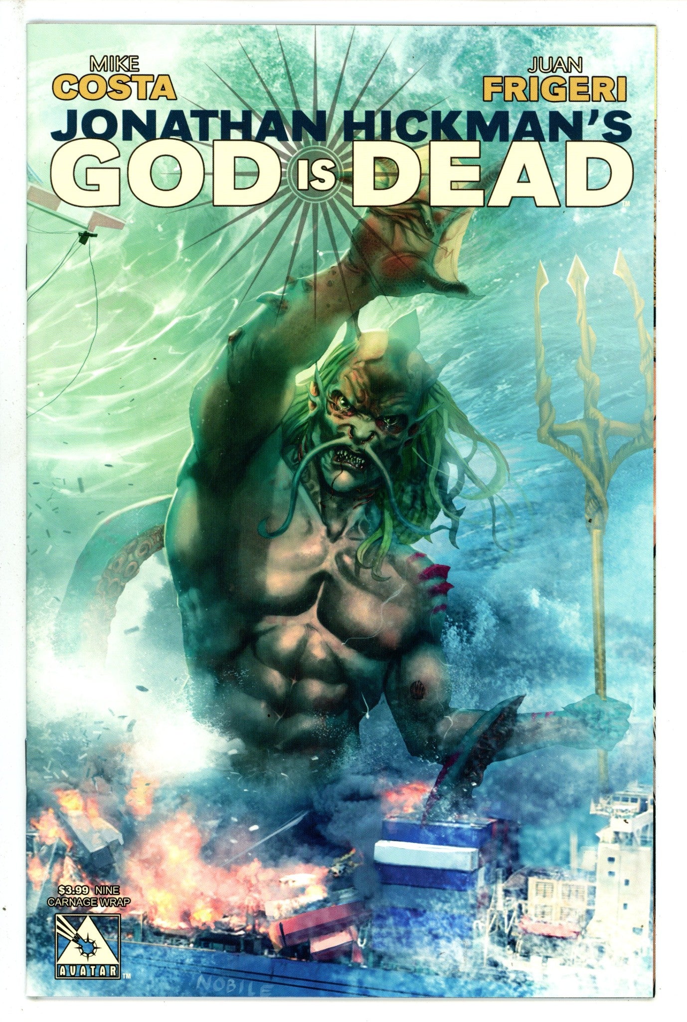 God is Dead 9 Nobile Wraparound Variant (2014)