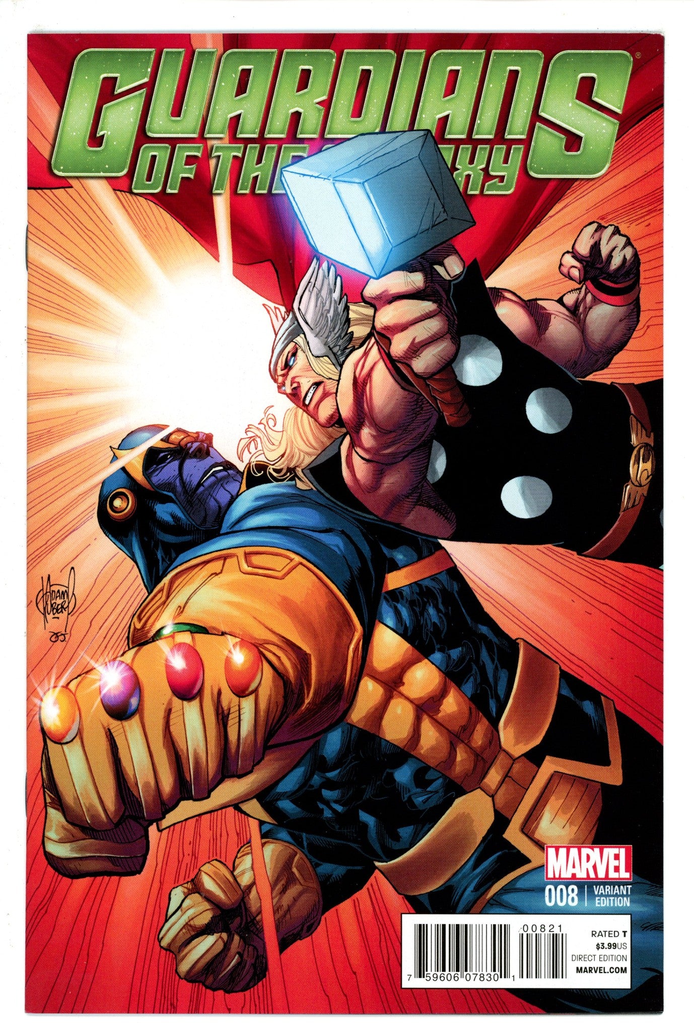 Guardians of the Galaxy Vol 3 8 Kubert Variant