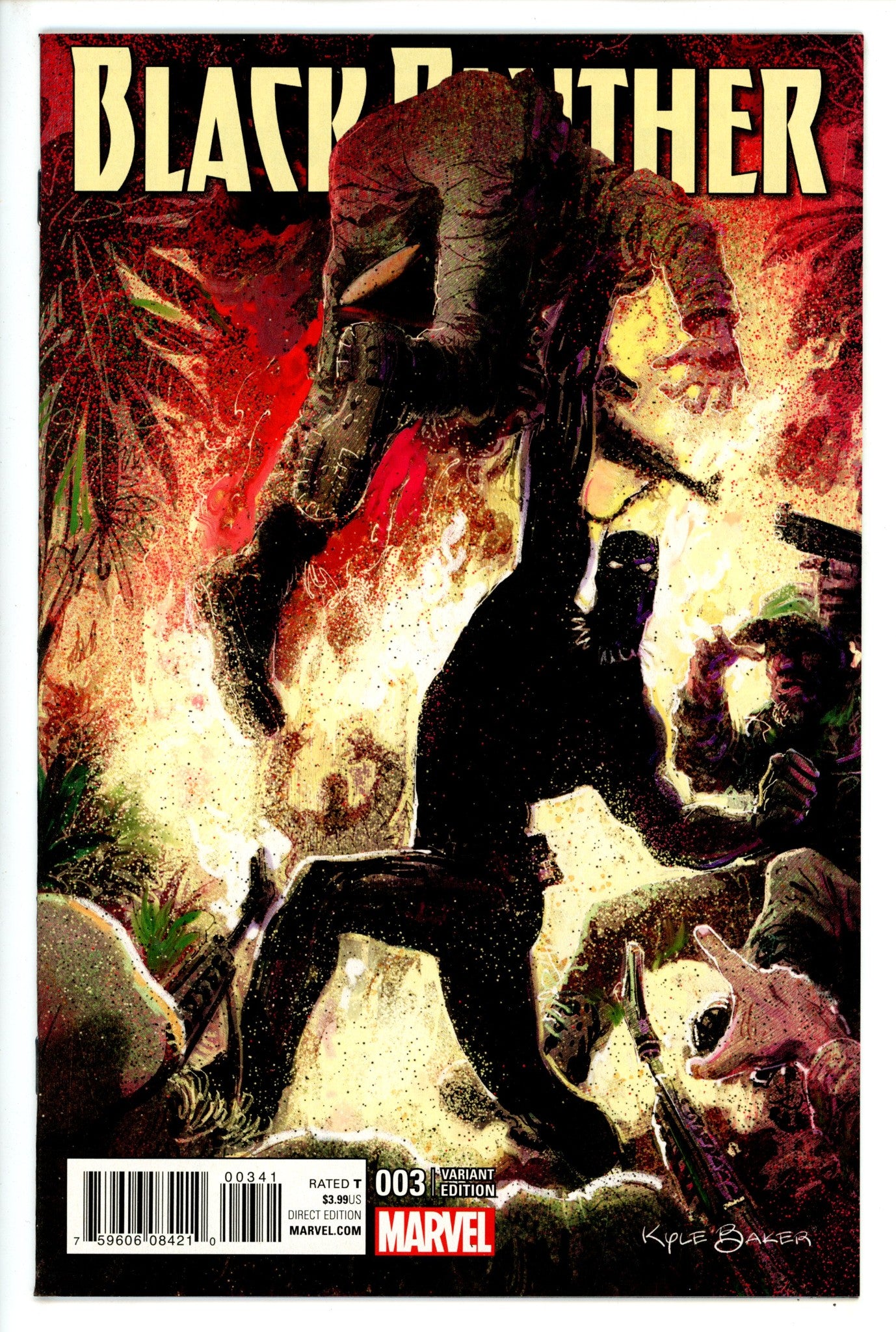 Black Panther Vol 6 3 Baker Variant