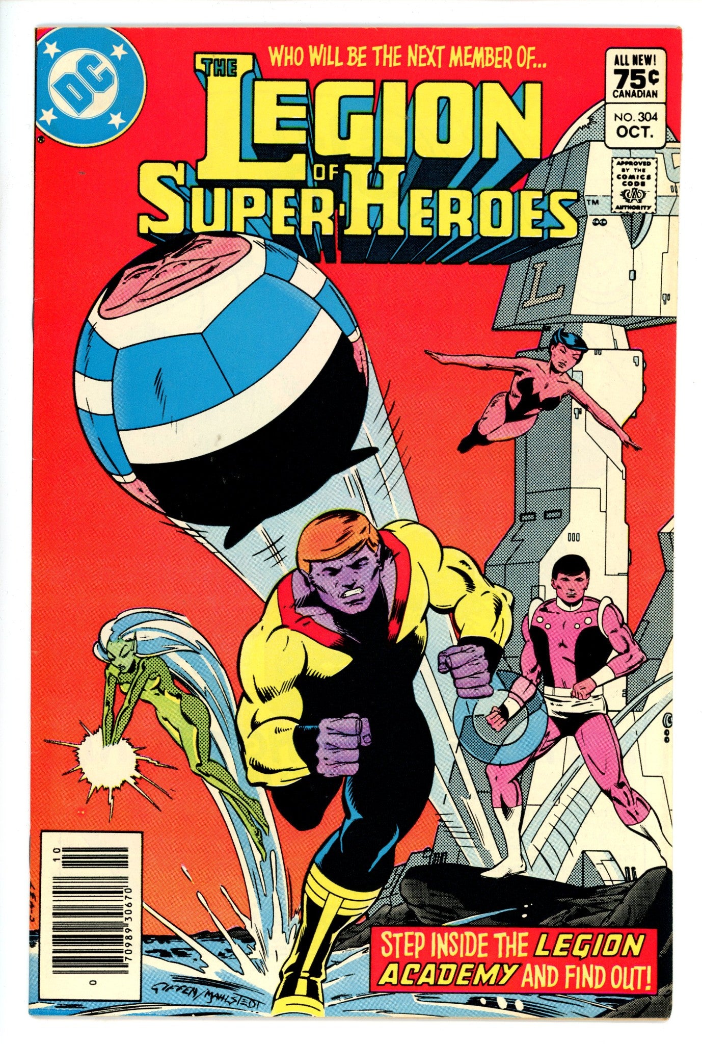 The Legion of Super-Heroes Vol 2 304 Canadian VF-