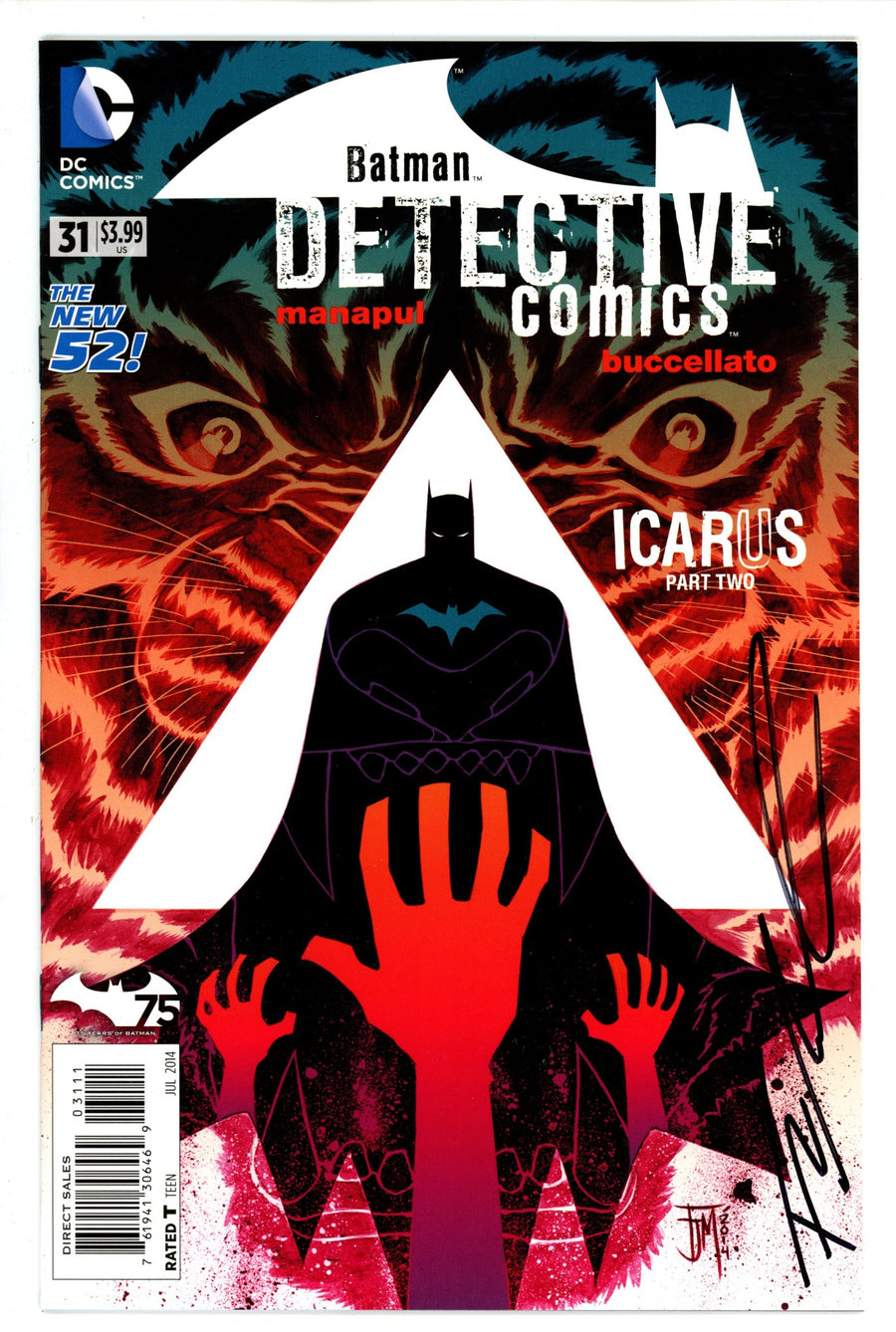 Detective Comics Vol 2 31 Signed Manapul NM-