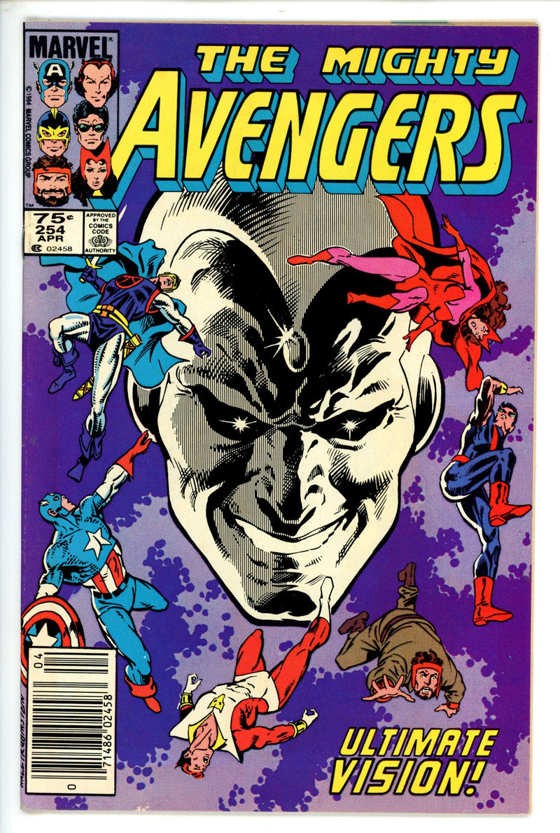 The Avengers Vol 1 254 Canadian VF-