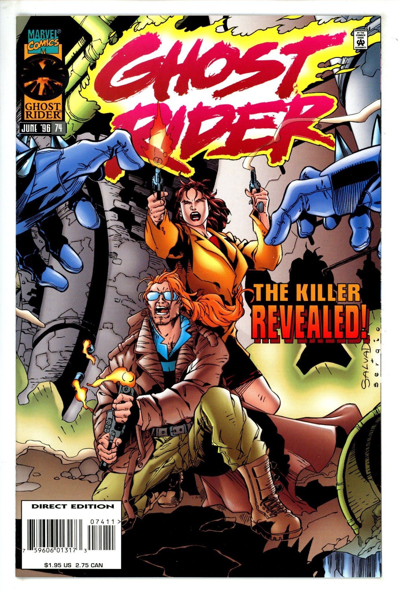 Ghost Rider Vol 2 74 NM+ (1996)