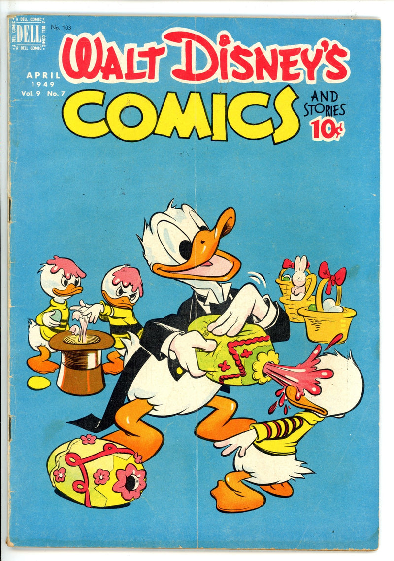 Walt Disney's Comics and Stories Vol 9 7 (103) VG- (1949)