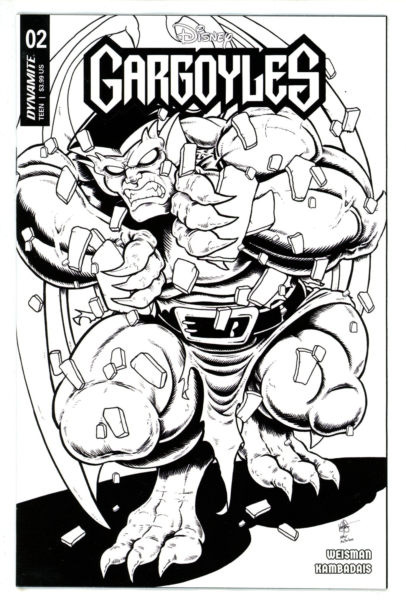 Gargoyles 2 Haeser B&W Incentive Variant (2023)