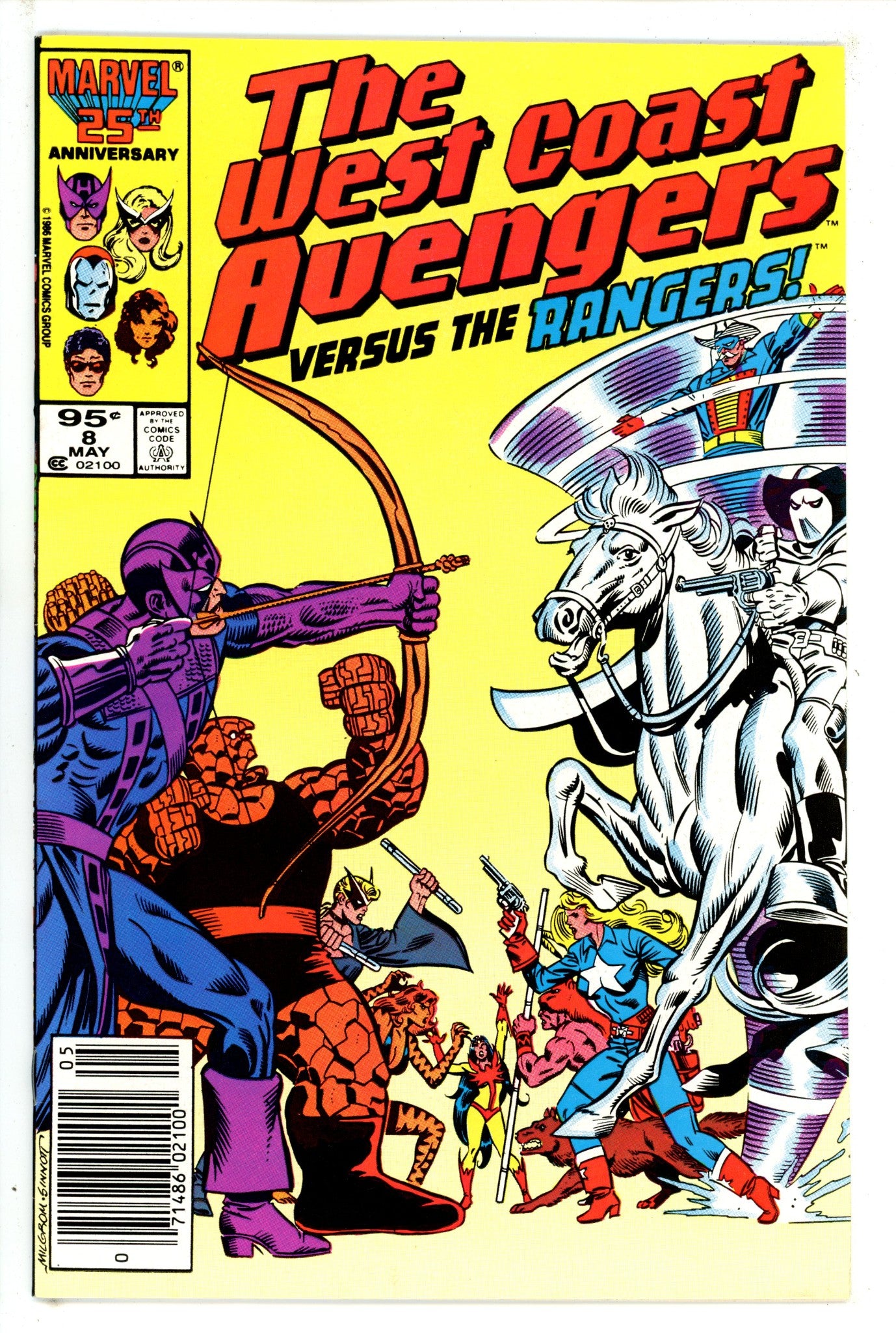 West Coast Avengers Vol 2 8 Newsstand NM- (1986)