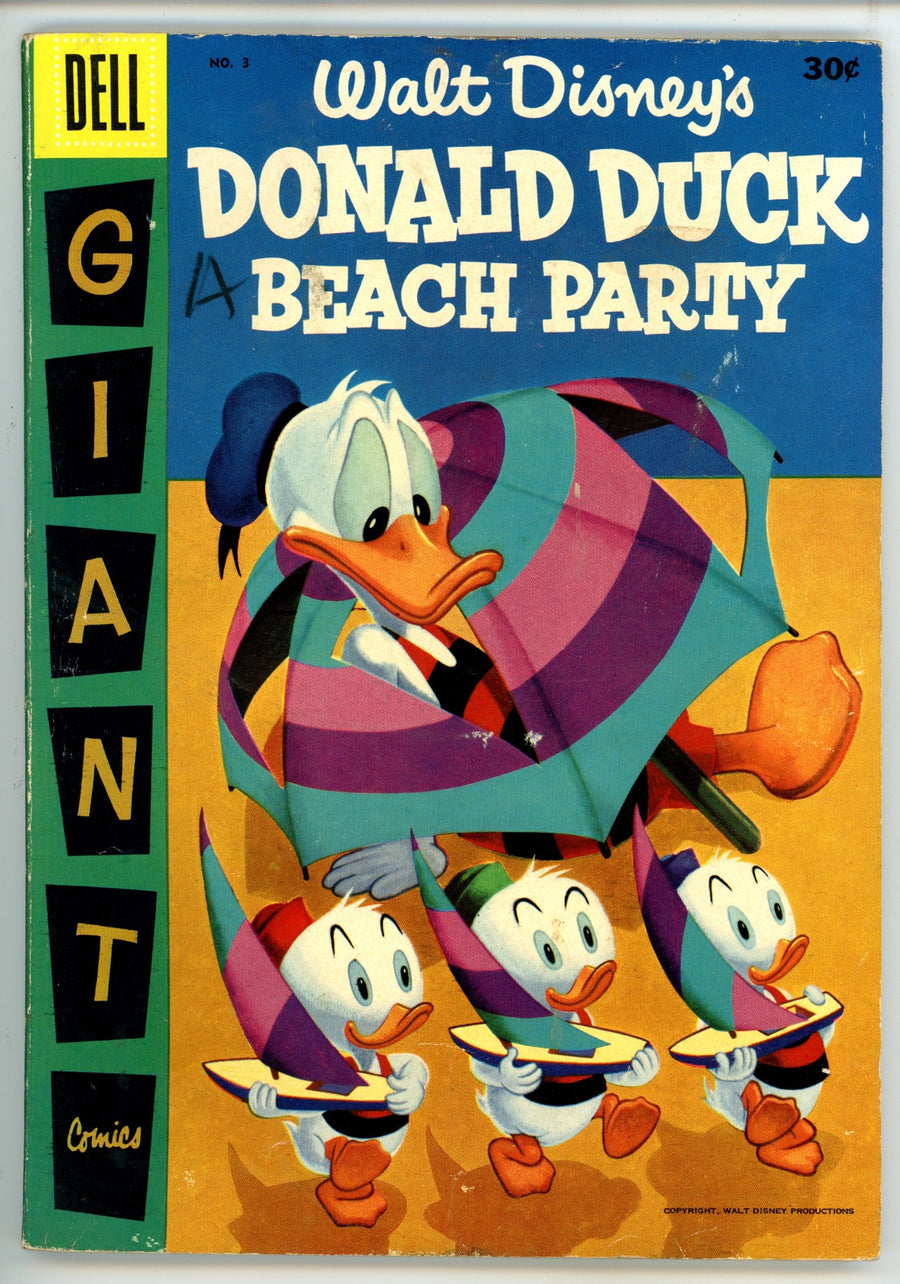 Walt Disney's Donald Duck Beach Party 3 Canadian VG/FN