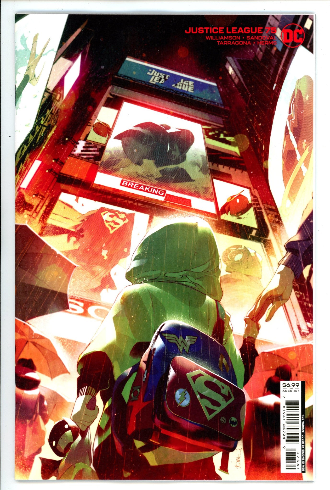 Justice League Vol 3 75 Di Meo Variant NM+ (2022)