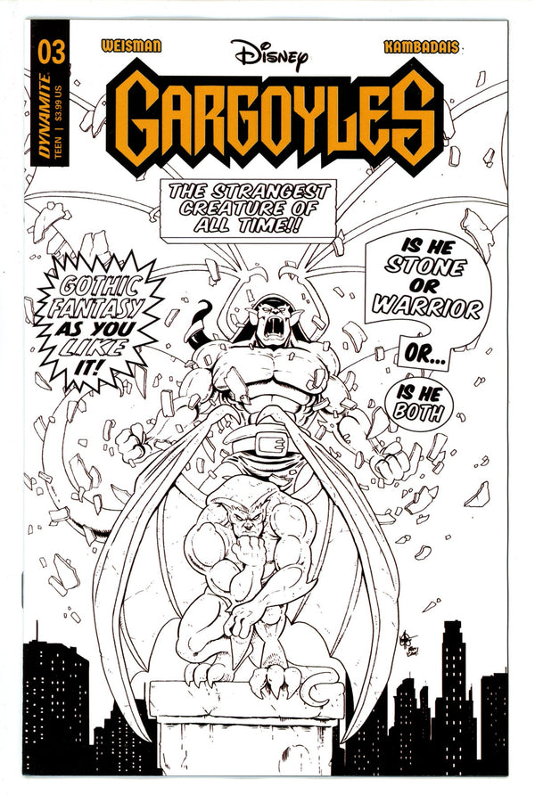Gargoyles 3 Haeser Line Art Incentive Variant (2023)